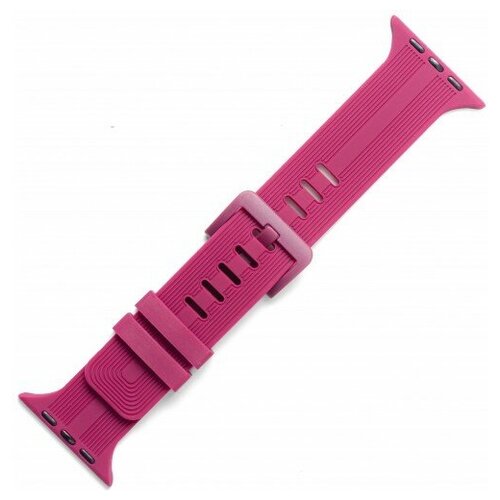 Ремешок силиконовый для умных наручных смарт часов BandRate Smart RAPBRS005BOR - 38 - 40 мм mm розовый