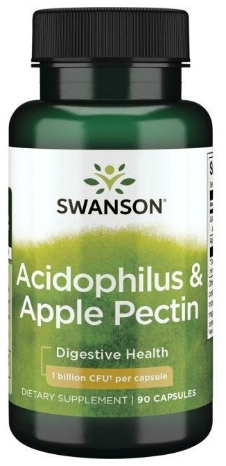 Swanson Acidophilus & Apple Pectin 90 caps