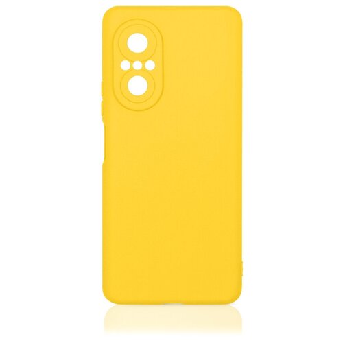 DF / Силиконовый чехол для телефона Huawei Nova 9 SE на смартфон Хуавей Нова 9 СЕ DF hwCase-107 (yellow) / желтый df силиконовый чехол для телефона tcl 10 se df tccase 01 yellow на смартфон тсл 10 се желтый