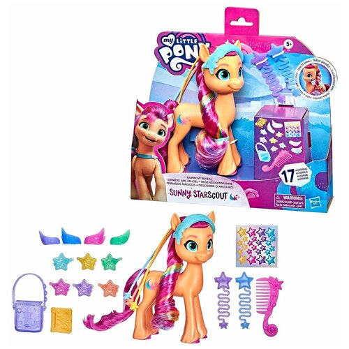 Набор Hasbro My Little Pony Пони Фильм Радужные Волосы Санни F17945L0 игрушка my little pony поющая санни