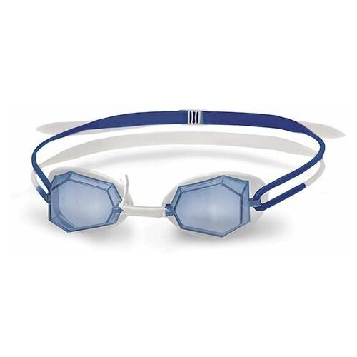 Стартовые очки для плавания HEAD DIAMOND, для соревнований, цв.рамки голубой голубые стекла, цв.обт.белый