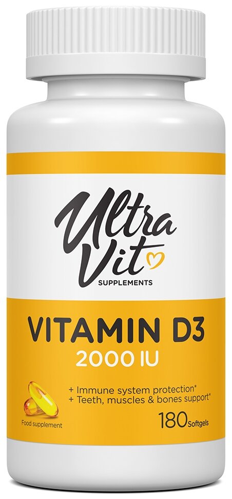 UltraVit Vitamin D3 капс.