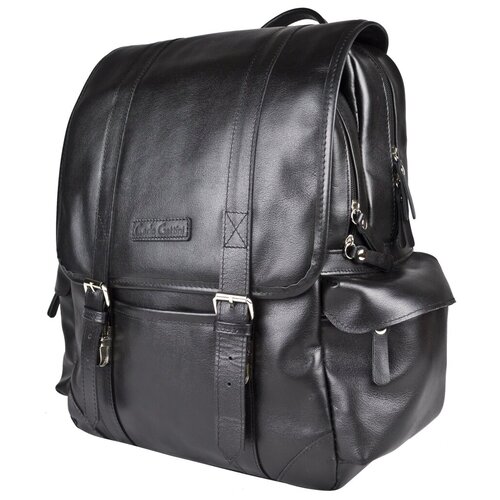 фото Кожаный рюкзак carlo gattini montalbano black