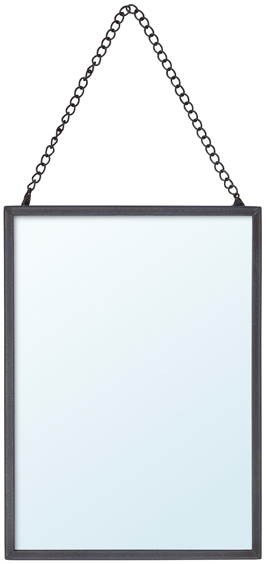 LASSBYN лассбюн зеркало 13x18 см темно-серый - фотография № 1