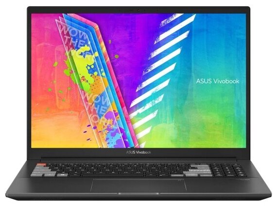 16" Ноутбук ASUS Vivobook Pro 16 OLED M7600QC-L2041T 3840x2400, AMD Ryzen 7 5800H 3.2 ГГц, RAM 16 ГБ, SSD 1 ТБ, NVIDIA GeForce RTX 3050, Windows 10 Home, 90NB0V81-M01270, серый