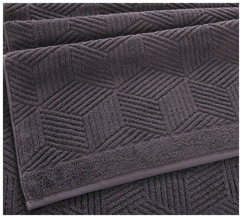 Текс-Дизайн Полотенце махровое Уэльс серый шато (70х140)
