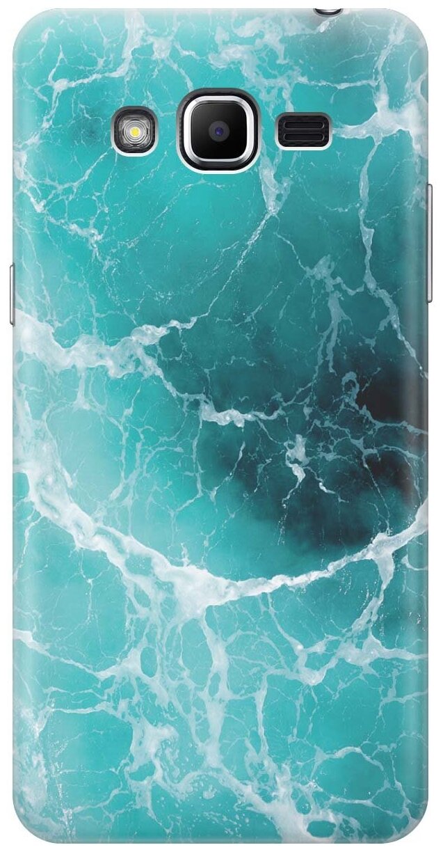 Силиконовый чехол на Samsung Galaxy J2 Prime, Самсунг Джей 2 Прайм с принтом "Лазурный океан"