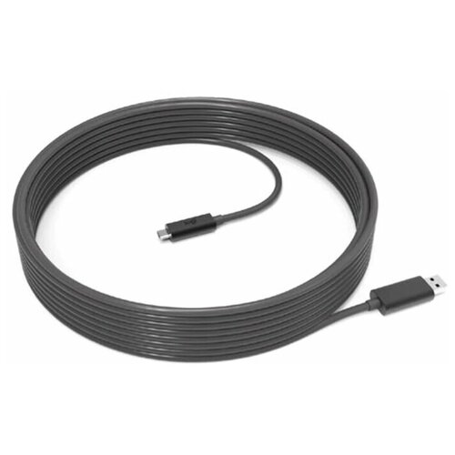 Кабель-переходник Logitech MeetUp 10m Mic Cable - GRAPHITE