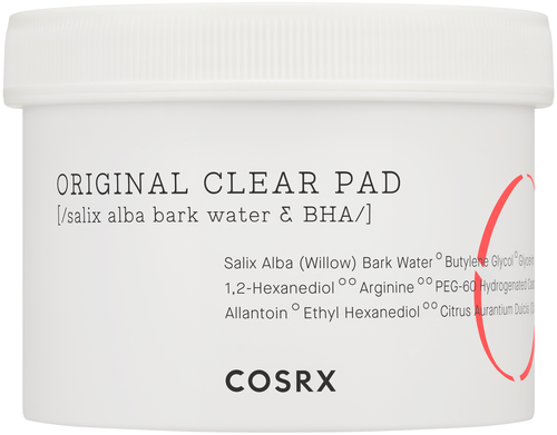 COSRX очищающие подушечки One Step Original Clear Pad, 135 мл, 250 г, 70 шт.