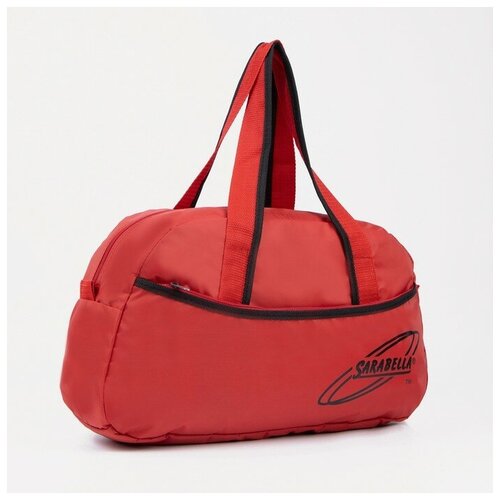 фото Сарабелла сумка спортивная на молнии, наружный карман, цвет красный sarabella