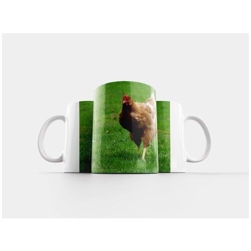 фото Кружка "курица, их, коричневый" 320 мл lotsprints