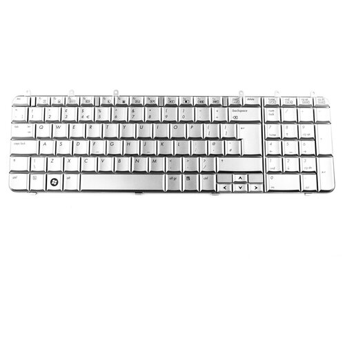 Клавиатура для ноутбука HP Pavilion DV7-1000 Серебро P/N: NSK-H830R, NSK-H840R, 9J.N0L82.20R, 9J.N0L82.30R