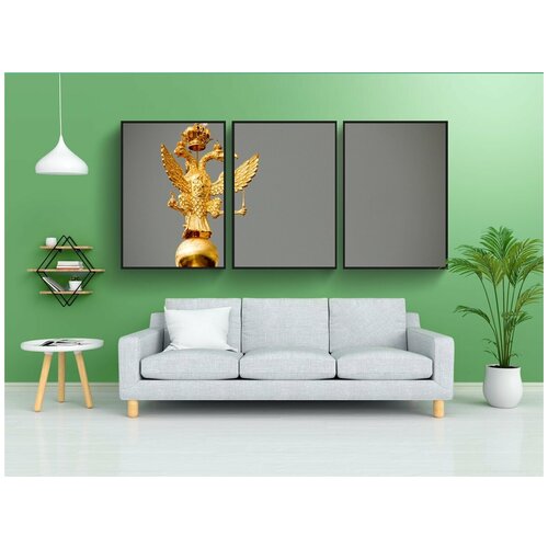 фото Набор модулных постеров для интерьера "архитектура, оружие, орган" 60x90 см. в тубусе, без рамки lotsprints