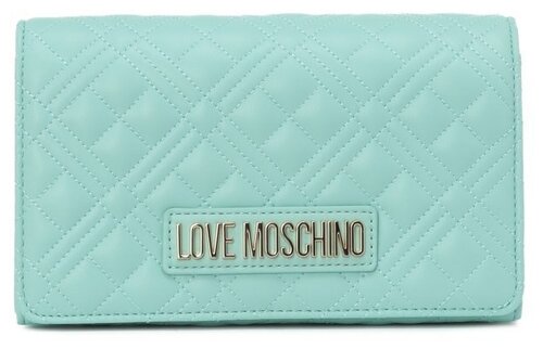 Сумка клатч LOVE MOSCHINO, зелено-голубой