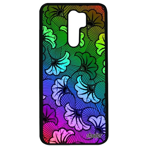 фото Защитный чехол для телефона // xiaomi redmi 9 // "африканский принт" цветы цветочный, utaupia, цветной