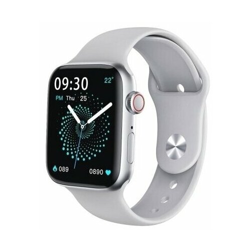 Умные часы Smart Watch M36 Plus 45 mm Android iOS Series 7 Premium с сенсорным экраном Серебристый 199000₽