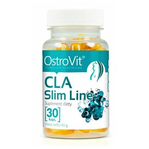 CLA Slim Line, 30 капсул natural factors cla смесь конъюгированной линолевой кислоты 1000 мг 180 мягких таблеток