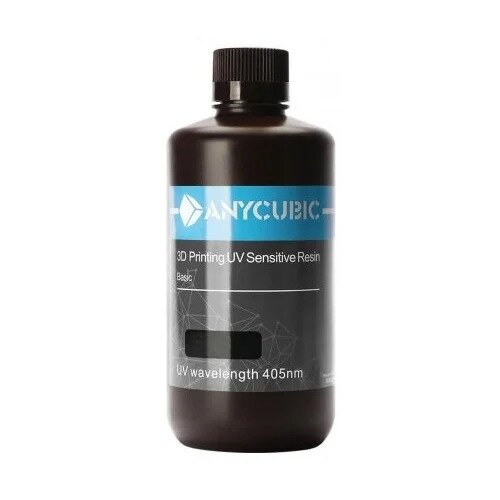 Фотополимерная смола Anycubic Colored UV Resin, 0.5 кг, 0.5 л, прозрачный 2022 anycubic 3d printer photon mono se 405nm uv resin printers with 6 inch 6 2k monochrome lcd app remote control