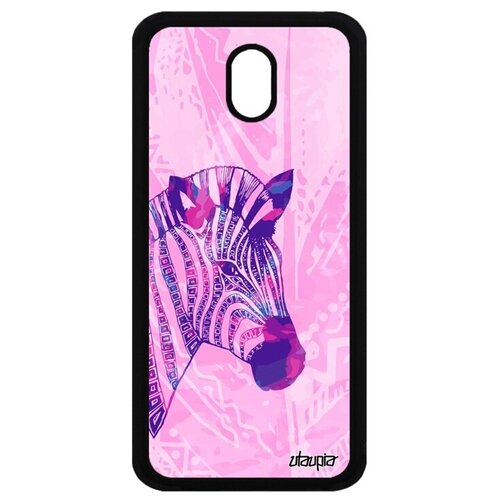 фото Дизайнерский чехол на смартфон // samsung galaxy j5 2017 // "зебра" африка дизайн, utaupia, голубой
