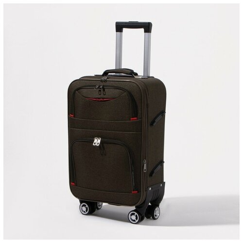 фото Пк соль земли чемодан малый 20", отдел на молнии, 2 наружных кармана, кодовый замок, цвет хаки