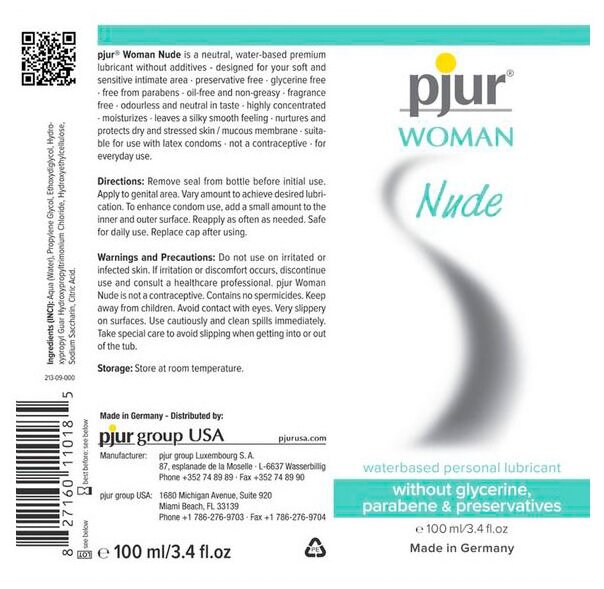 Pjur Woman Nude, 100 мл