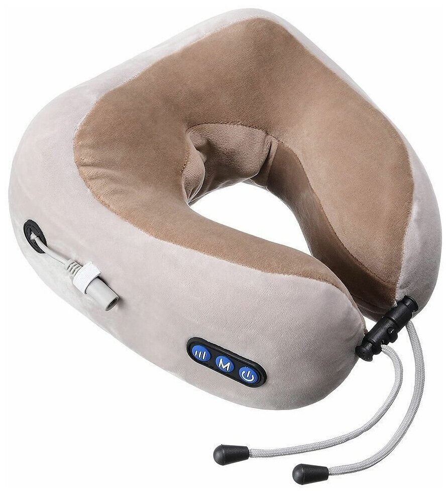 Массажная подушка для шеи 2 в 1 U-Shaped Massage Pillow