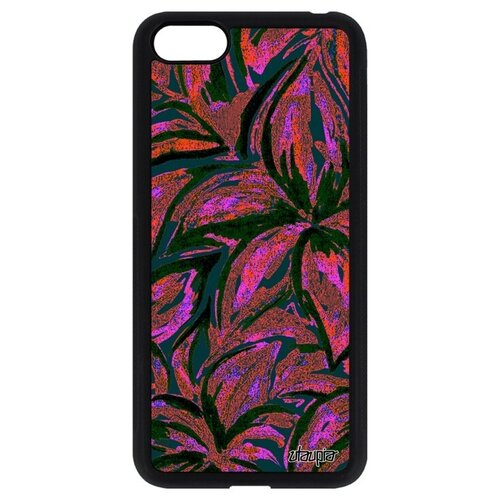 фото Противоударный чехол на смартфон // huawei y5 2018 // "цветочный узор" букет дизайн, utaupia, цветной