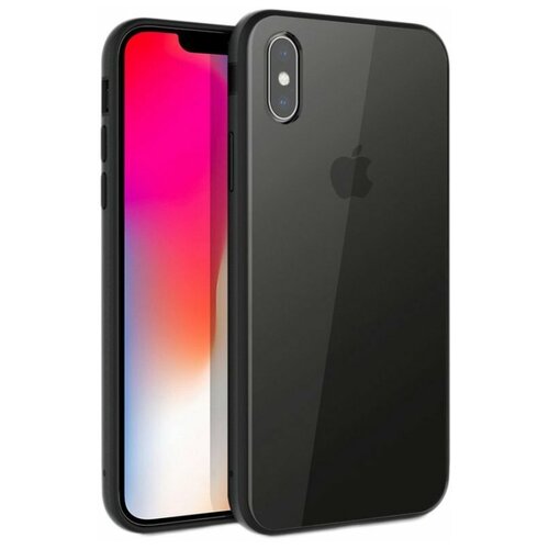 Чехол Uniq Valencia Clear для iPhone XS Max, цвет Серый (IP6.5HYB-VALCGRY)