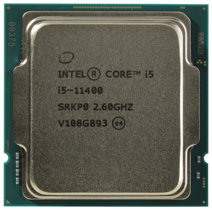 Процессор Intel Core i5-11400 LGA1200, 6 x 2600 МГц, OEM - фотография № 1