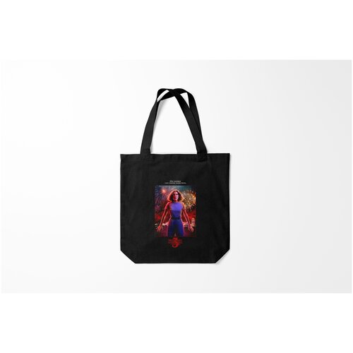 фото Сумка-шоппер / 40х40 см / сериалы / очень странные дела eleven stranger things 3 burnettie