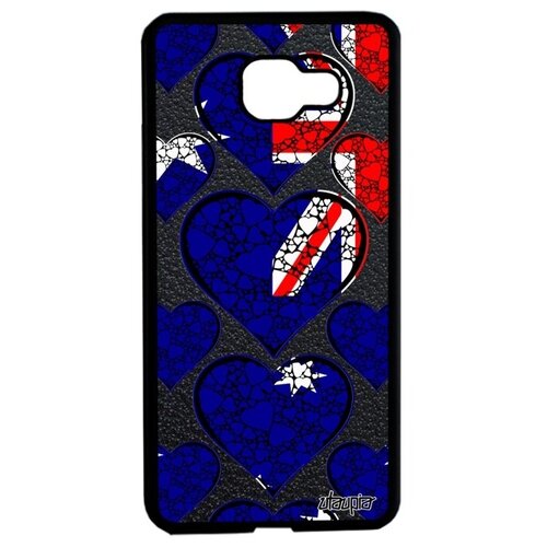 фото Защитный чехол на телефон // galaxy a5 2016 // "флаг австралии с сердцем" государственный патриот, utaupia, цветной