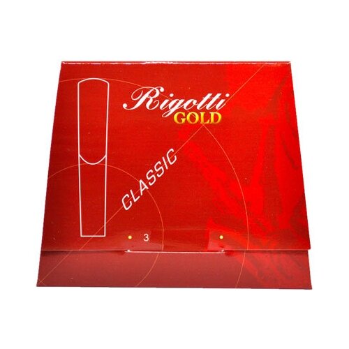 3 трости для саксофона-альт Rigotti Gold Classic RG3. CSA-4.5 трость для саксофона альт rigotti gold classic 3