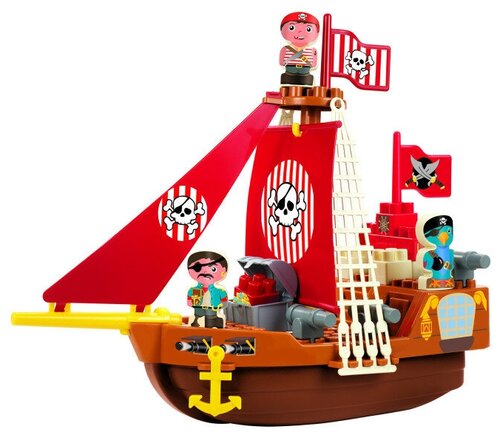 Пиратский корабль Abrick с 3 фигурками