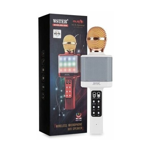 Беспроводной караоке микрофон Wster WS-1828 Белый 182000₽