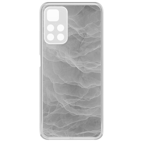 Чехол-накладка Krutoff Clear Case Абстракт туман для Xiaomi POCO M4 Pro чехол накладка krutoff soft case туман для xiaomi 12t черный