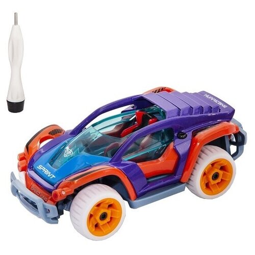 Wincars Сборная модель Драйв Купе инерционный 10 деталей YK-2213_ORANGE