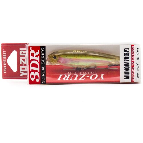 Воблер Yo-Zuri R1308-RRT 3DR MINNOW 70SP