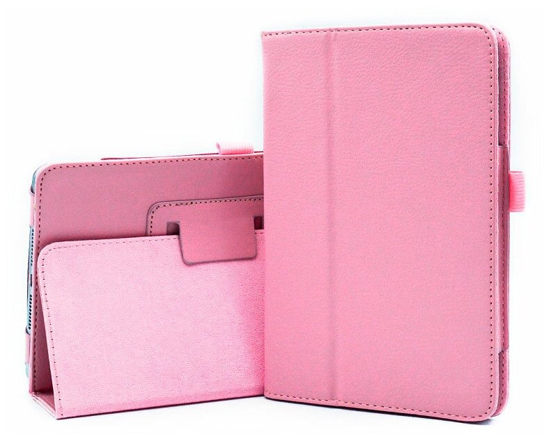 Чехол книжка для планшета Apple iPad Mini 6 (83" 2021) кожаная (розовый)