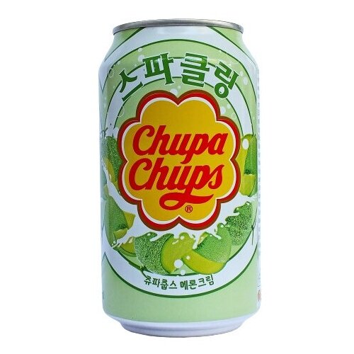 Напиток газированный Chupa Chups Melon cream (вкус Дыня) 345 мл