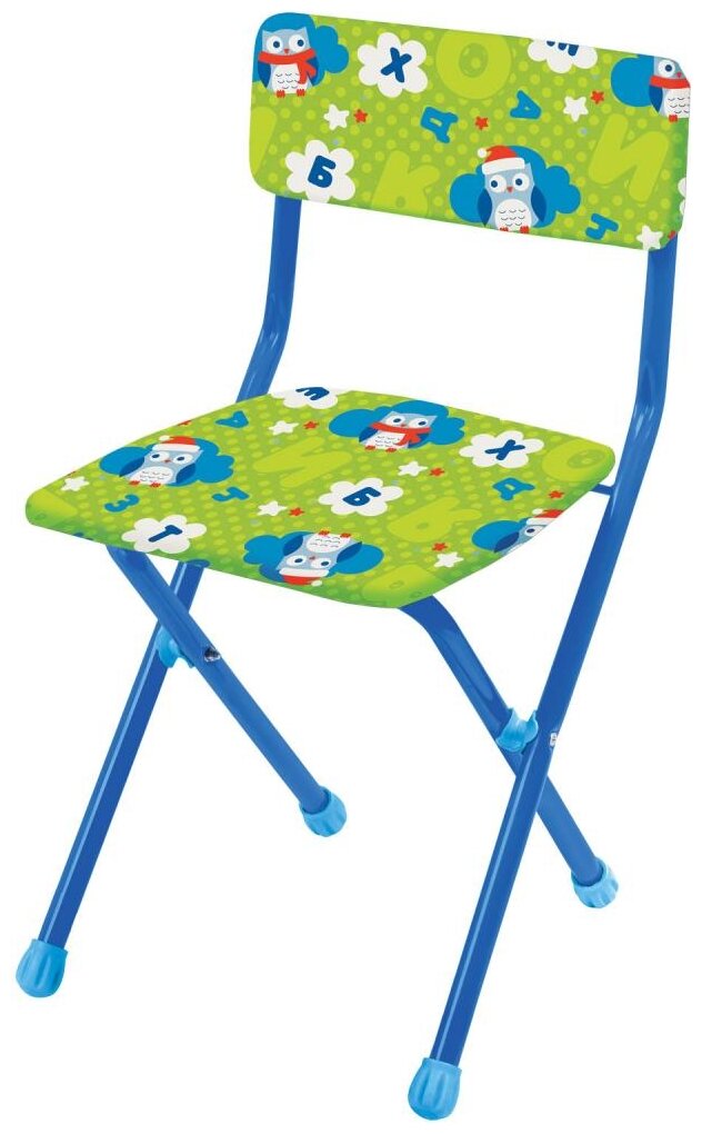 Детский стул Nika СТУ3 совята на зеленом