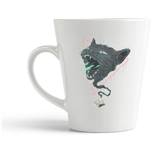 фото Кружка-латте coolpodarok громовая туча тигр