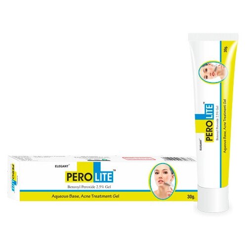 PEROLITE Гель от акне, угрей, прыщей, черных точек для точечного нанесения Перолайт с бензоил пероксидом 2.5%
