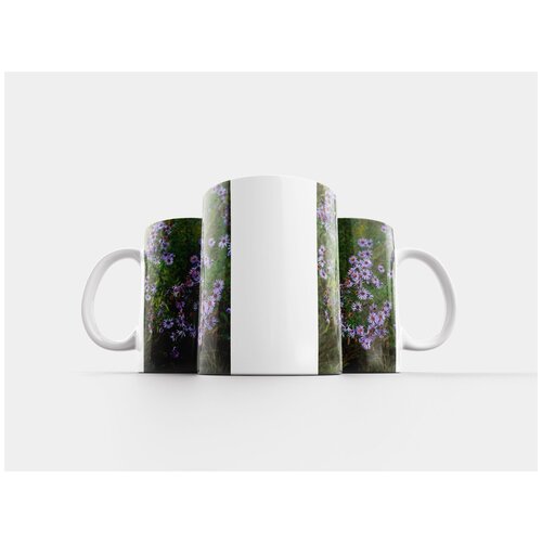 фото Кружка "падение, осень, фиолетовый" 320 мл lotsprints