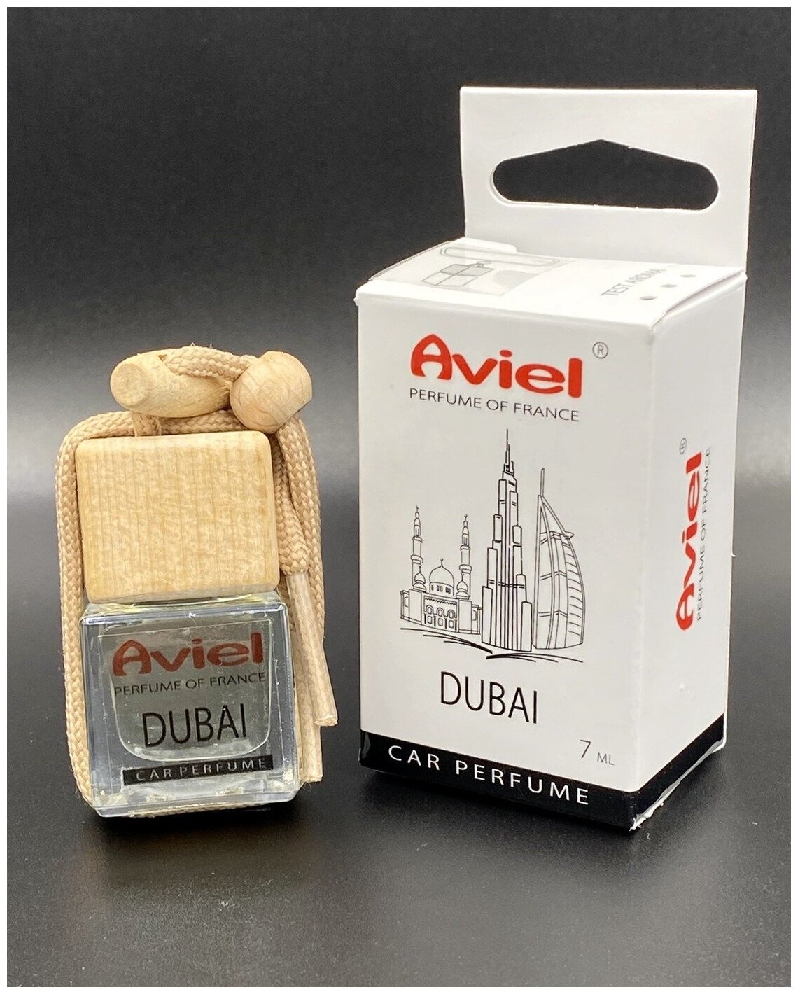 Ароматизатор-автопарфюм DUBAI 7 ml (подвес на шнурке)