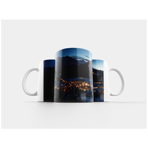 фото Кружка "синий час, ночная съемка, зима" 320 мл lotsprints