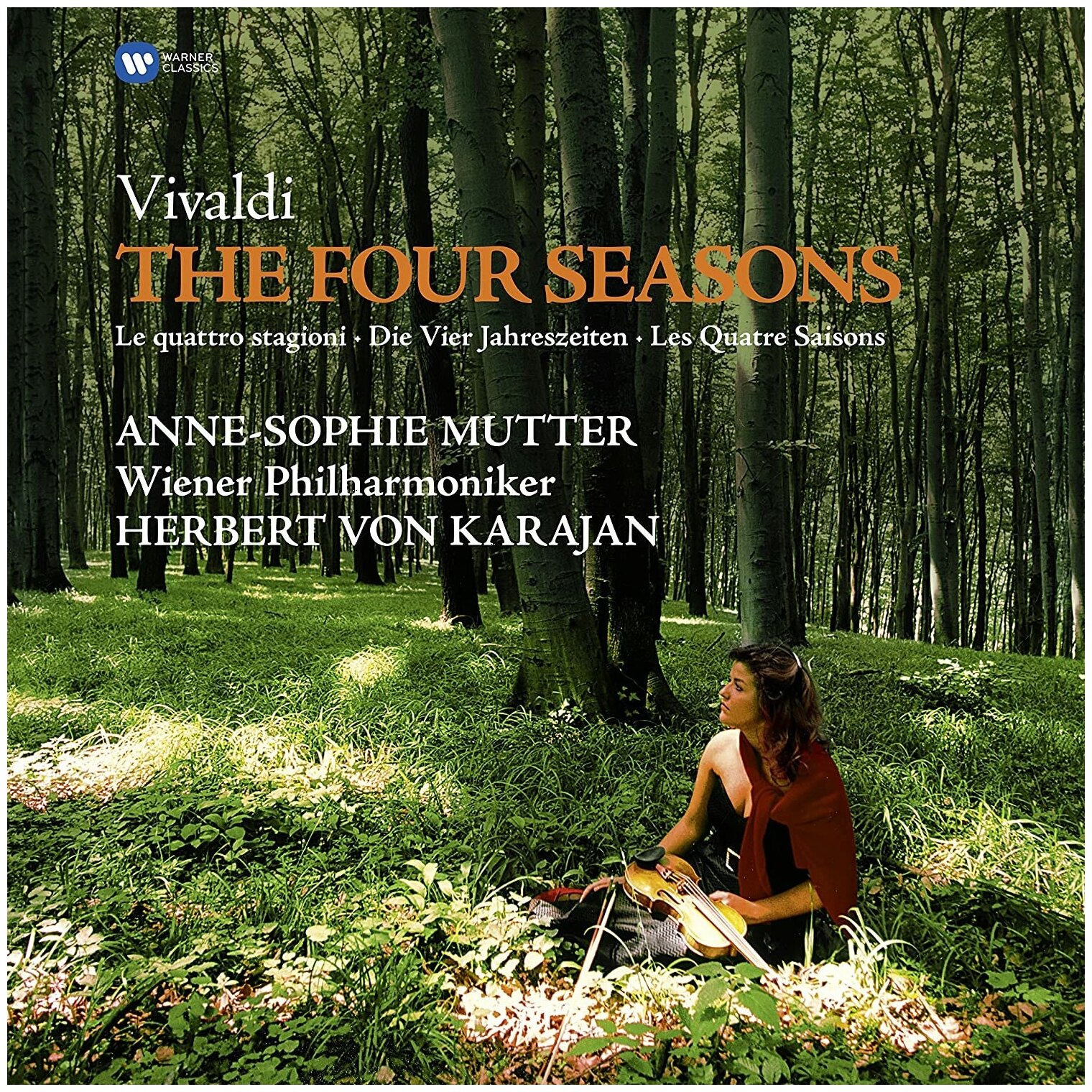 Виниловая пластинка Anne-Sophie Mutter, Herbert Von Karajan, Wiener Philharmoniker. Vivaldi. The Four Seasons (LP)