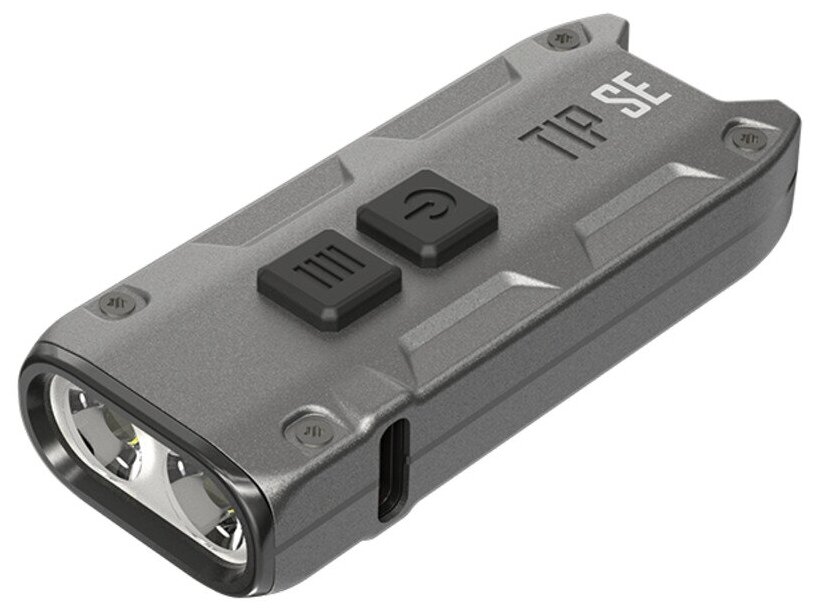 Фонарь NITECORE TIP SE Grey 2* OSRAM P8 наключный фонарь