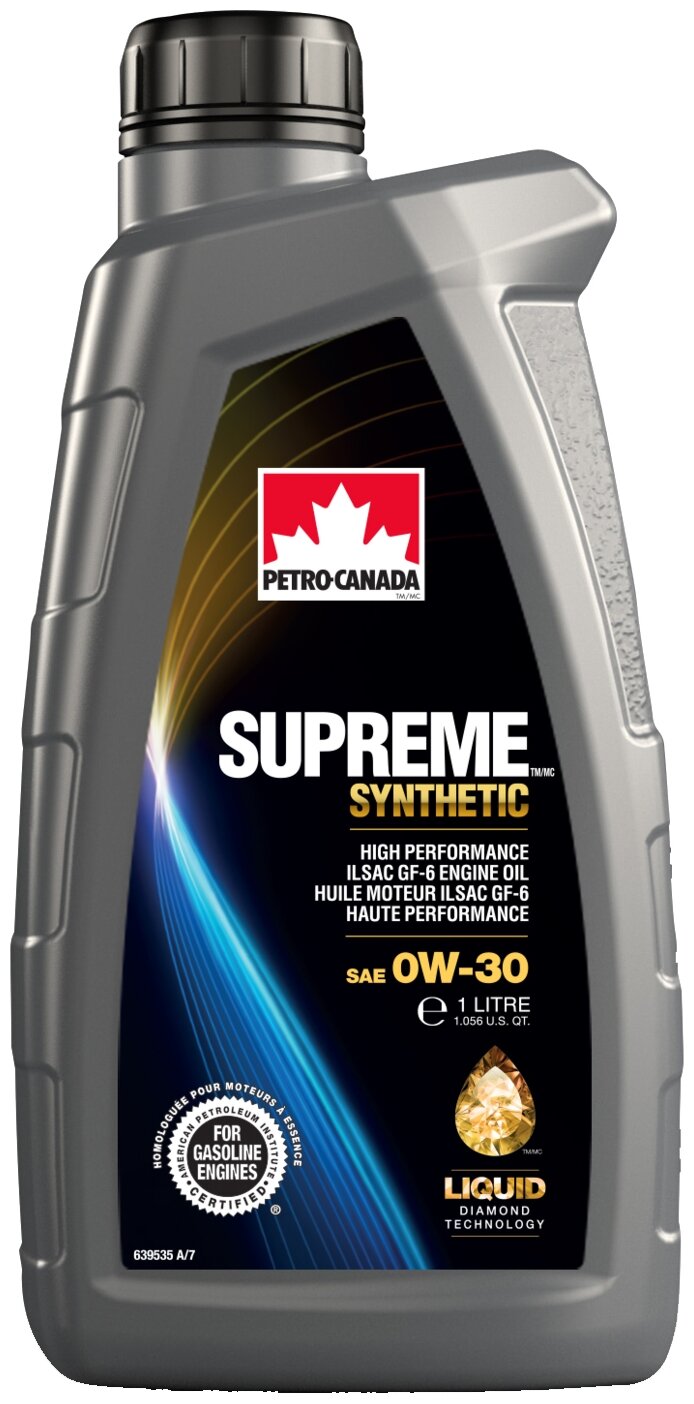 Синтетическое моторное масло Petro-Canada Supreme Synthetic 0W-30