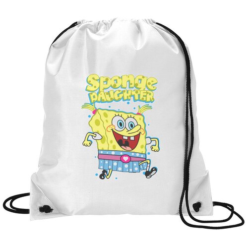 фото Сумка для обуви coolpodarok прикол. семья. sponge daughter. спэнч боб дочь