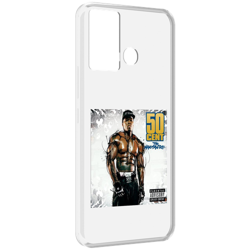 Чехол MyPads 50 Cent - The Massacre для Infinix Hot 12 Play задняя-панель-накладка-бампер